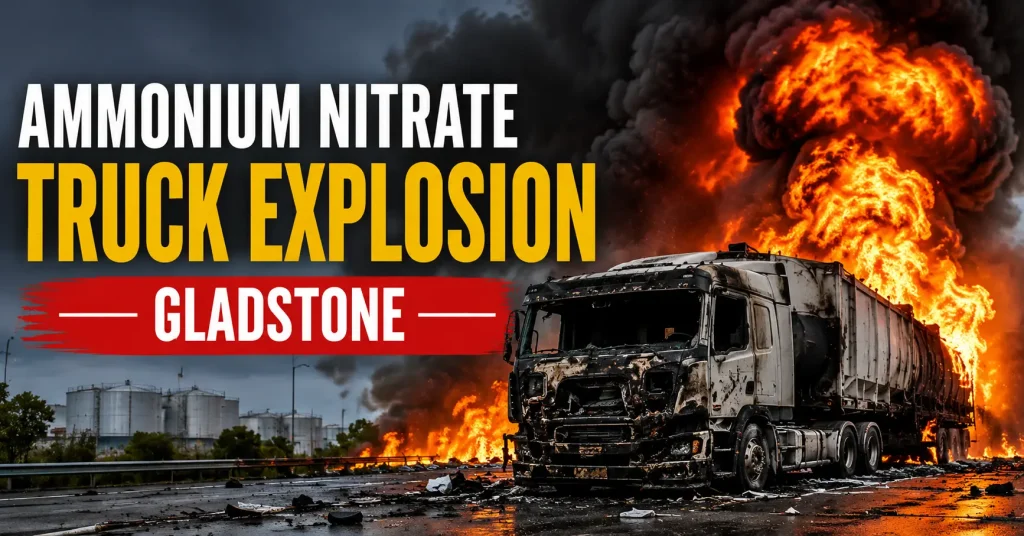 Ammonium Nitrate Truck Explosion Gladstone: What Happened? ammonium nitrate truck explosion gladstone