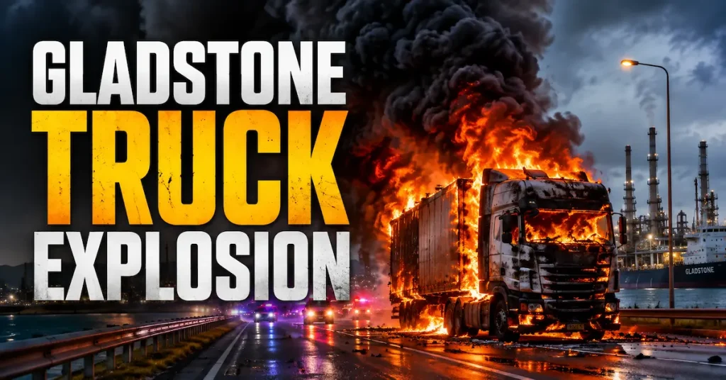 gladstone truck explosion