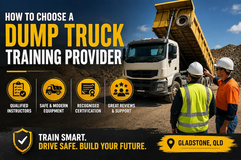 how to choose a dump truck training provider