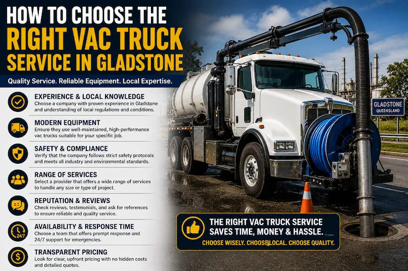 how to choose the right vac truck service in gladstone