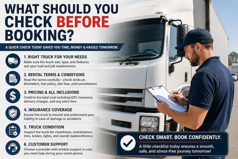 what should you check before booking