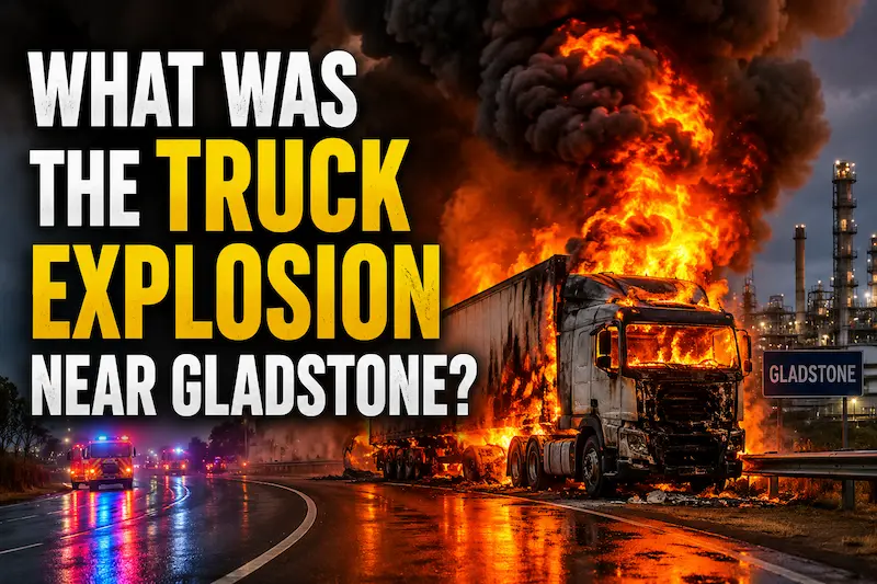 what was the truck explosion near gladstone